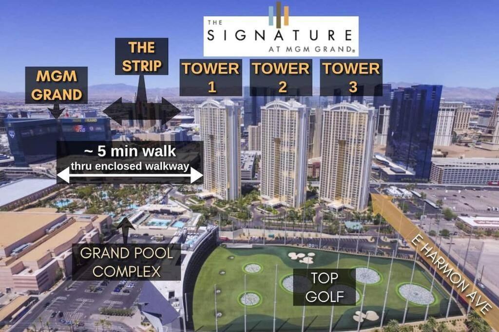 32Nd Flr Penthouse @Mgm Signature 1Bed, No Fee Лас-Вегас Екстер'єр фото